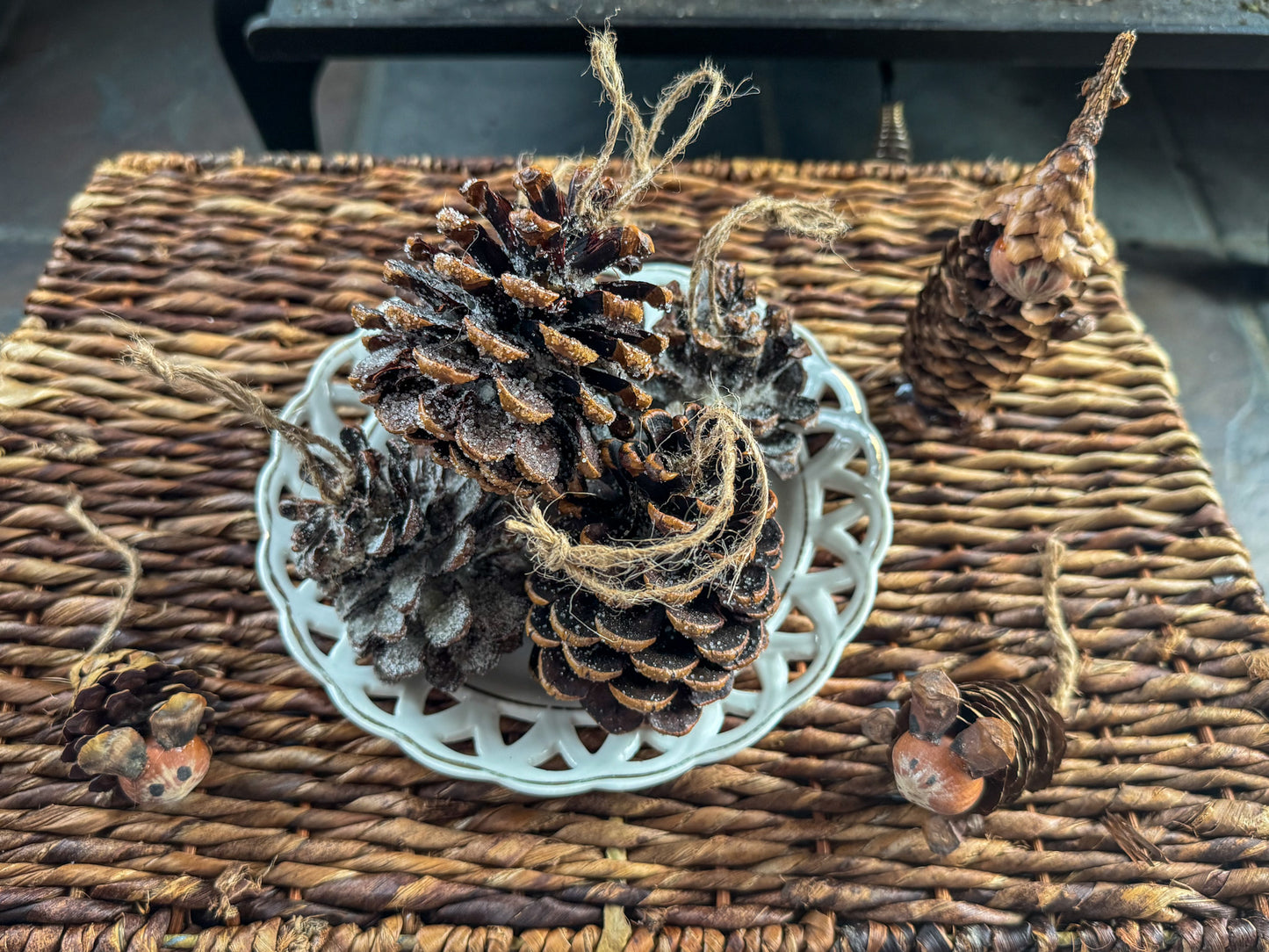 Pack of 10 - Whispering Pines Creations Eco-Friendly Pinecone Fire Starter